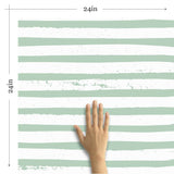 Blue Striped Removable Wallpaper 2414| Walls By Me