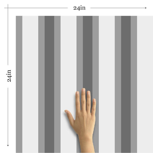 Silver and Grey Retro Removable Wallpaper 1920| Walls By Me