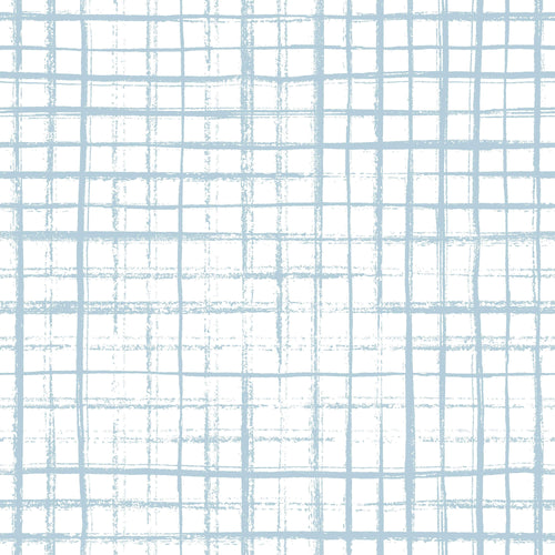 White and Blue Geometric Peel and Stick Removable Wallpaper