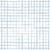 White and Blue Geometric Peel and Stick Removable Wallpaper