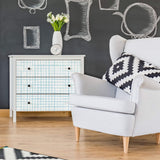 White and Blue Geometric Peel and Stick Removable Wallpaper