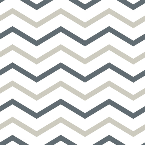 White and Champagne Chevron Removable Wallpaper 5890| Walls By Me