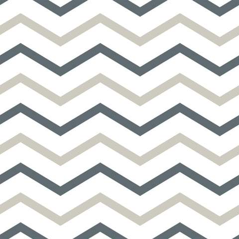 White and Champagne Chevron Removable Wallpaper 5890| Walls By Me