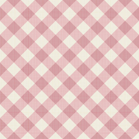Pink Plaid Peel and Stick Removable Wallpaper