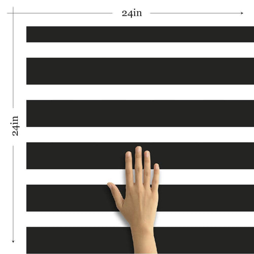 Black and White Striped Removable Wallpaper 20 3| Walls By Me