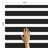Black and White Striped Removable Wallpaper 20 3| Walls By Me