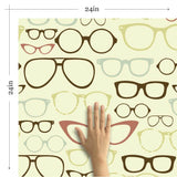 Tan and Beige Retro Teens Removable Wallpaper 1078| Walls By Me