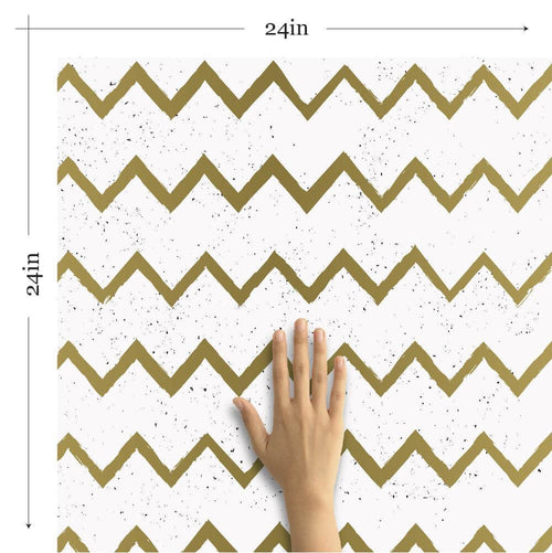 Gold Stripes Teens Removable Wallpaper 0043| Walls By Me