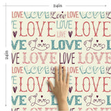 Purple and Blue Handwriting Teens Removable Wallpaper 4025| Walls By Me