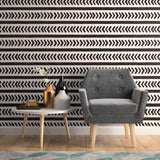 Charcoal and Gray Geometric Teens Removable Wallpaper 2959| Walls By Me