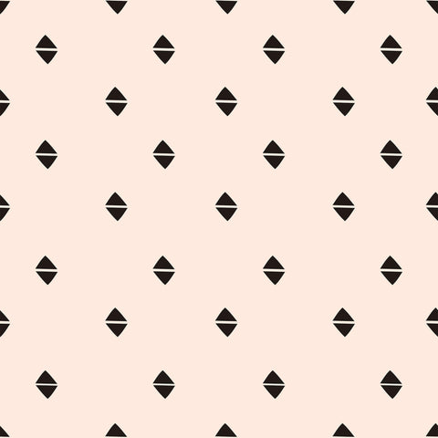 Tan and Black Geometric Teens Removable Wallpaper 7351| Walls By Me