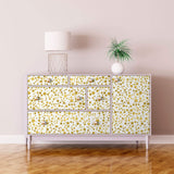 Yellow Bubbles Teens Peel and Stick Removable Wallpaper