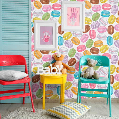 White and Brown Food Teens Removable Wallpaper 6393| Walls By Me