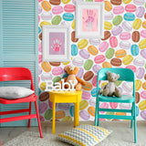 White and Brown Food Teens Removable Wallpaper 6393| Walls By Me