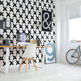 White Cross Teens Peel and Stick Removable Wallpaper