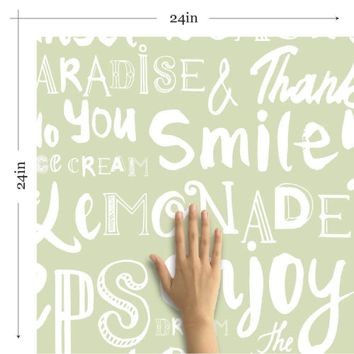 Gold Handwriting Teens Removable Wallpaper 9636| Walls By Me