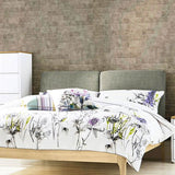 Charcoal Brick Imitation Peel and Stick Removable Wallpaper