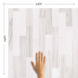 Grey Wood Peel and Stick Removable Wallpaper