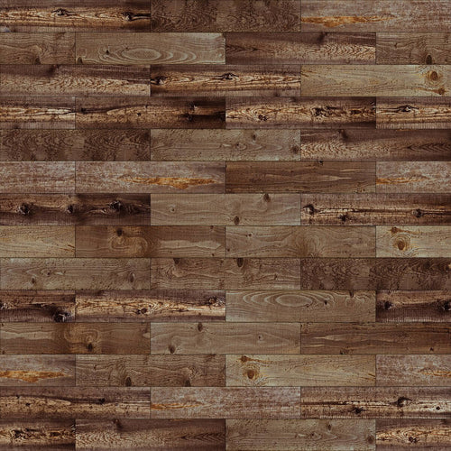 Brown Faux Wood Peel and Stick Removable Wallpaper
