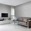 Grey Brick Texture Peel and Stick Removable Wallpaper