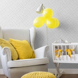 White Faux Peel and Stick Peel and Stick Removable Wallpaper 9691
