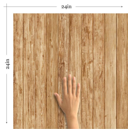 Brown Wood Texture Removable Wallpaper 7703| Walls By Me