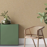 Add a tactile quality to any setting through this fabric textured peel and stick wallpaper.