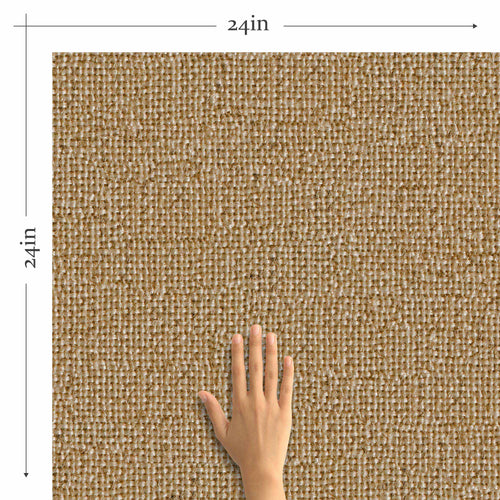 Add a tactile quality to any setting through this fabric textured peel and stick wallpaper.