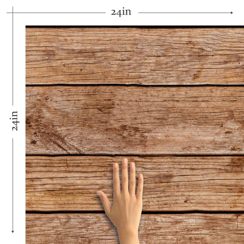 Brown Shiplap Peel and Stick Removable Wallpaper