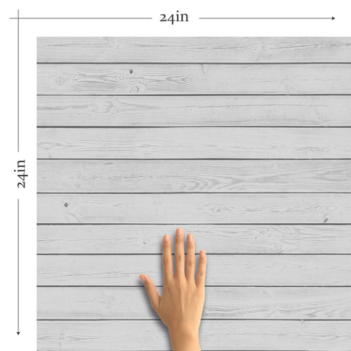 Grey Shiplap Textured Removable Wallpaper 365b| Walls By Me
