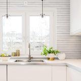 White Shiplap Textured Peel and Stick Removable Wallpaper