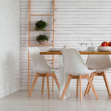 White Shiplap Textured Peel and Stick Removable Wallpaper