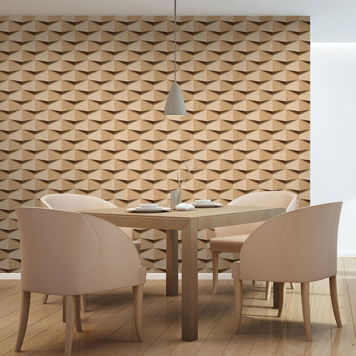 Brown Faux Wood Texture Removable Wallpaper 6913| Walls By Me