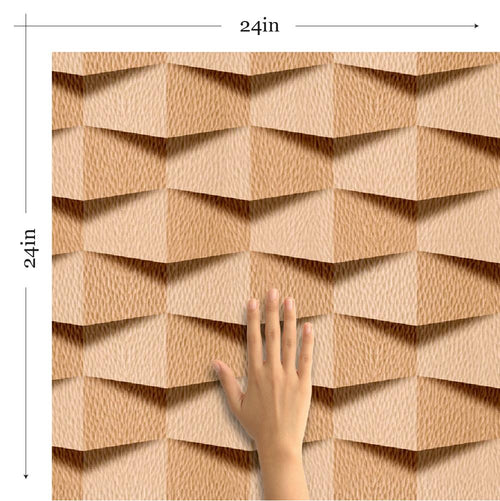 Brown Faux Wood Texture Removable Wallpaper 6913| Walls By Me