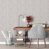 Beige Knit Peel and Stick textured removable wallpaper