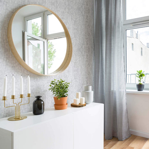 White and Black Imitation Peel and Stick Removable Wallpaper