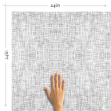 White and Black Imitation Peel and Stick Removable Wallpaper