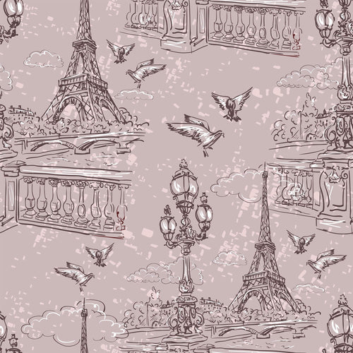 Grey Travel Themed Removable Wallpaper 8500| Walls By Me