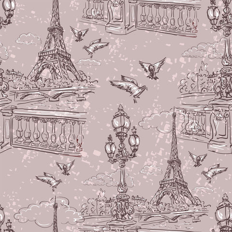Grey Travel Themed Removable Wallpaper 8500| Walls By Me