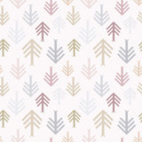 Pink and Grey Boho Style Themed Removable Wallpaper 7708 | Walls By Me