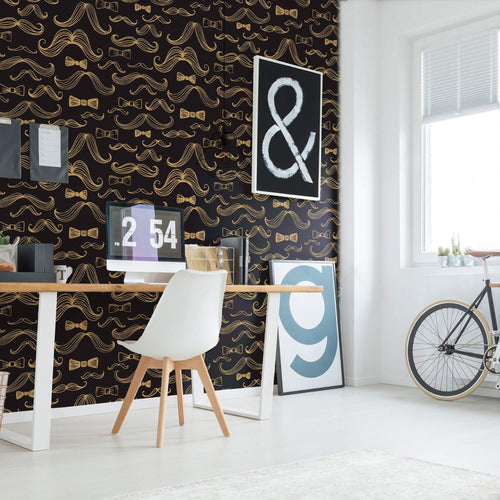 Gold Fashion Themed Removable Wallpaper 1578| Walls By Me