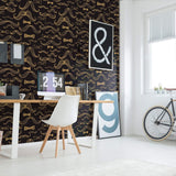 Gold Fashion Themed Removable Wallpaper 1578| Walls By Me