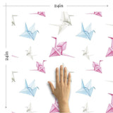 White and Pink Asian Themed Removable Wallpaper 9390| Walls By Me