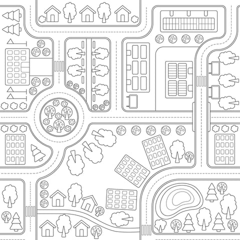 Black City Themed Removable Wallpaper 4140| Walls By Me