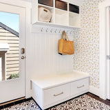 Pink and Yellow LemonThemed Peel and Stick Removable Wallpaper