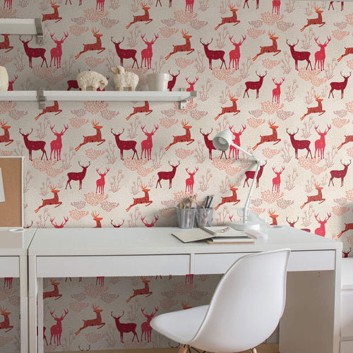 Orange adn Purple Nature Themed Removable Wallpaper 6957| Walls By Me