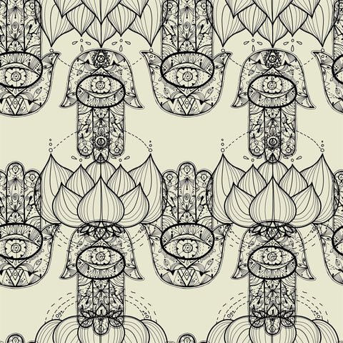 Tan Geometric Themed Removable Wallpaper 1183| Walls By Me