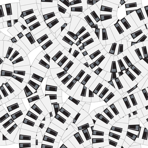 Black and White Striped Themed Removable Wallpaper 9753| Walls By Me
