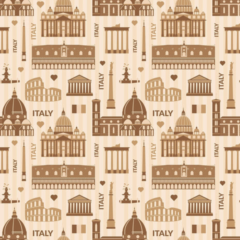 Brown Travel Themed Removable Wallpaper 3473| Walls By Me