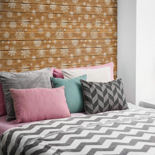 White Faux Themed Removable Wallpaper 6229| Walls By Me